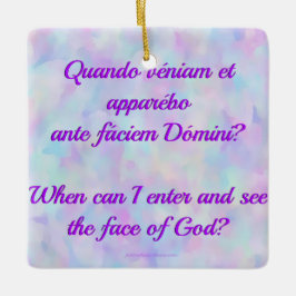 Latijn: wanneer kan ik het Ornament in?