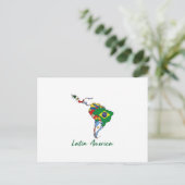 Latijns-Amerika Briefkaart (Staand voorkant)