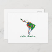 Latijns-Amerika Briefkaart (Voorkant / Achterkant)