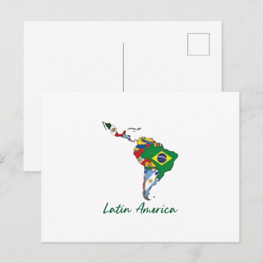 Latijns-Amerika Briefkaart (Voorkant / Achterkant)