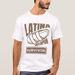 Latijns-Amerikaans wapenoverlevende T-shirt