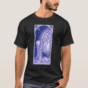 Latijns-Amerikaanse dame van de Rosary Marian Cons T-shirt