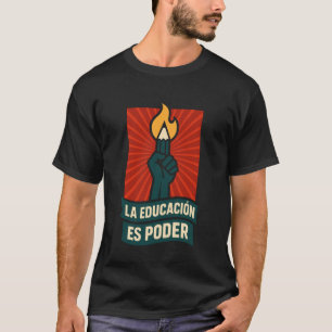 Latijns-Amerikaanse lerares tweetalig docent Spaan T-shirt