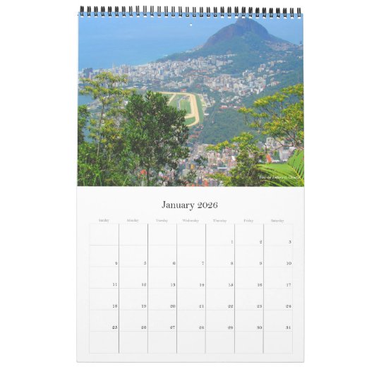 Latijns-Amerikaanse steden 2025 Kalender (Jan 2026)