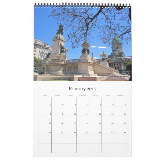Latijns-Amerikaanse steden 2025 Kalender (Feb 2026)