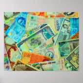 Latijns-Amerikaanse valuta Poster (Voorkant)