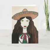 Latijns-Amerikaanse vrouw Kaart (Voorkant)
