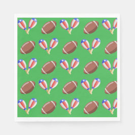 Latijns getinte Super Bowl Servet