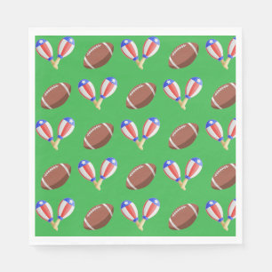 Latijns getinte Super Bowl Servet