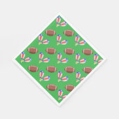 Latijns getinte Super Bowl Servet (Hoek)