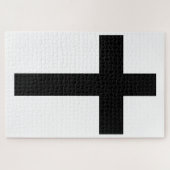 Latijns kruis van het christendom legpuzzel (Horizontaal)
