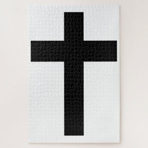 Latijns kruis van het christendom legpuzzel