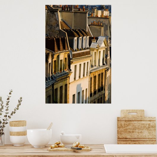 Latijns kwartaal | Parijs, Frankrijk Poster (Keuken)