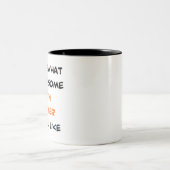 latijns leraar, geweldige tweekleurige koffiemok (Center)