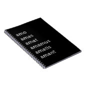 Latijns Notitieboek, Amo amas amat Notitieboek (Rechterzijde)