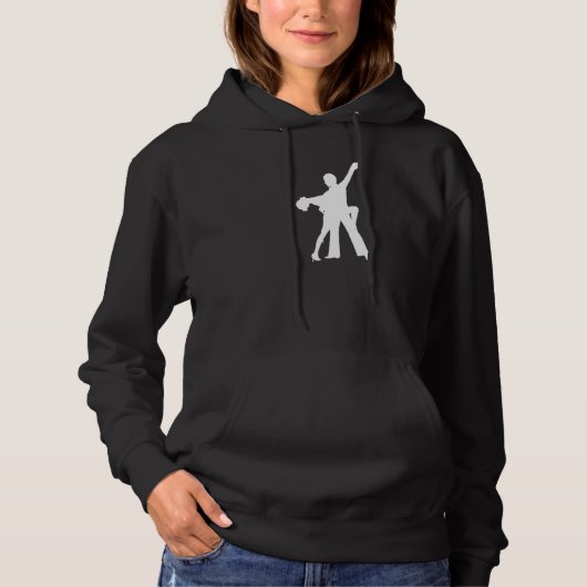 Latijns-Salsa-danspaar Hoodie (Voorkant)