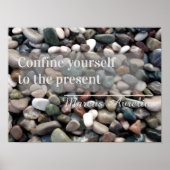 Latijns spreekwoord Beperk uzelf poster (Voorkant)