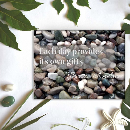 Latijns spreekwoord Elke dag biedt poster