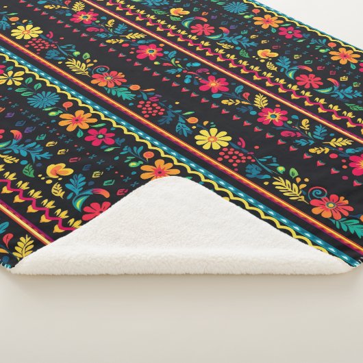 Latijns volkskunstpatroon sherpa deken (3/4)