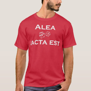 Latijnse Alea iacta est T-shirt