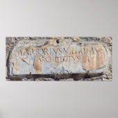 Latijnse architect poster (Voorkant)