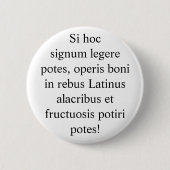 Latijnse Button (Voorkant)