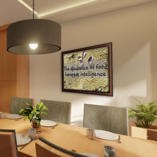 Latijnse citaat over het poster van het inlichting