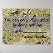 Latijnse citaat poster voor de motivatie van gerec (Voorkant)