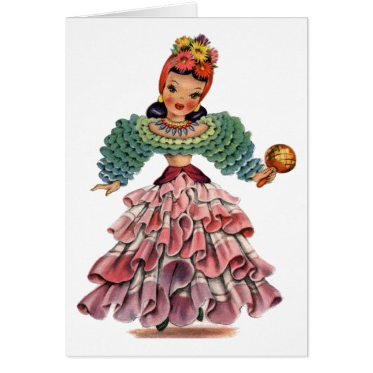 Latijnse Dancer traditionele jurk (Voorkant)