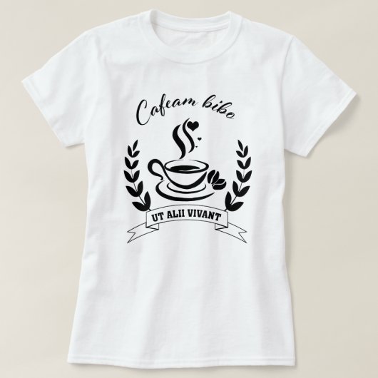 Latijnse docent klassieke gesprekken t-shirt (Design voorkant)