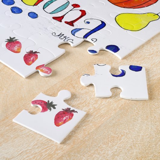 Latijnse Hoogheid Grace Prayer - Bless Us O Lord Legpuzzel (Zijkant)