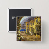 Latijnse kalm I Vierkante Button 5,1 Cm (Voorkant /achterkant)