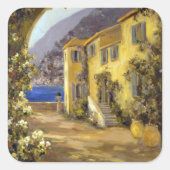 Latijnse kalm I Vierkante Sticker (Voorkant)