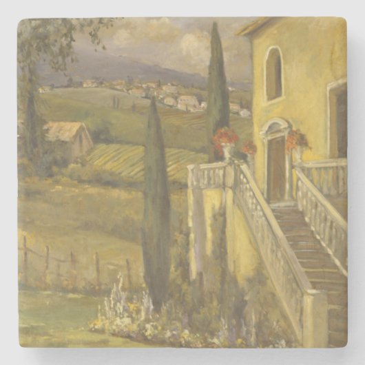 Latijnse kalm II Stenen Onderzetter (Voorkant)