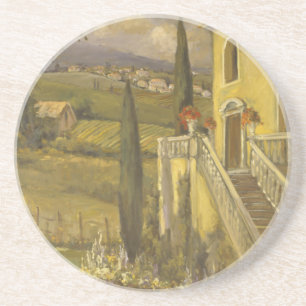 Latijnse kalm II Zandsteen Onderzetter