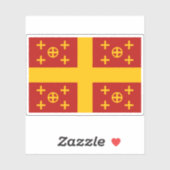 Latijnse Keizerlijke Vlag Sticker (Vel)