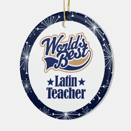 Latijnse leraar Gift Ornament (Links)