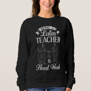 Latijnse leraar Romeinse taal Lesson Student Schoo Trui