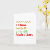 Latijnse massacute Funny Modern Typografie Informa Kaart (Gele Bloem)