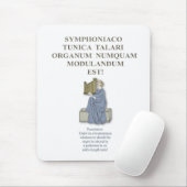 Latijnse mousepad voor organisatoren muismat (Met muis)