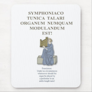 Latijnse mousepad voor organisatoren muismat