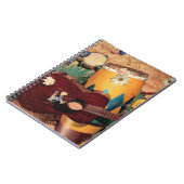 Latijnse muziekinstrumenten notitieboek (Linkerzijde)