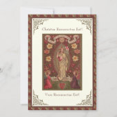 Latijnse paaspaschal die Jezus reurrectie in de st (Voorkant)