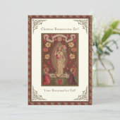 Latijnse paaspaschal die Jezus reurrectie in de st (Staand voorkant)