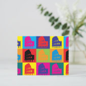 Latijnse Pop Art Briefkaart (Staand voorkant)