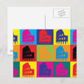 Latijnse Pop Art Briefkaart (Voorkant / Achterkant)