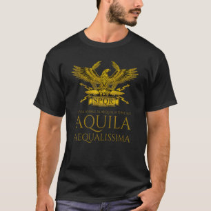 Latijnse Taal Oud Rome SPQR De Adelaar Is De T-shirt