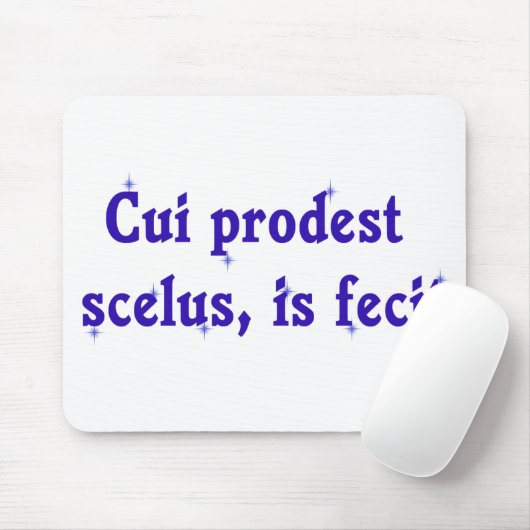 Latijnse term voor advocaat Mousepad Muismat (Met muis)