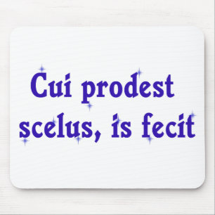 Latijnse term voor advocaat Mousepad Muismat