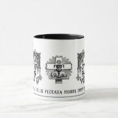 Latijnse traditionele katholieke gebeestenprijs mok (Midden)